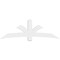 Ekena Millwork Davenport Architectural Grade PVC Gable Bracket, 84"W x 28"H x 2"D x 6"F, 8/12 Pitch GBP084X28X0206DAV00 - alternate 3